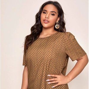 Tie Back Heart Print Top